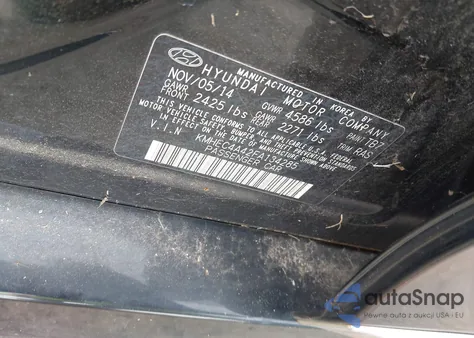 2015 Hyundai Sonata Hybrid from USA, damaged, VIN KMHEC4A42FA134285